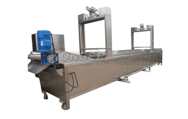 Automatic Snack Food Deep Frying Machine With Continuous Work