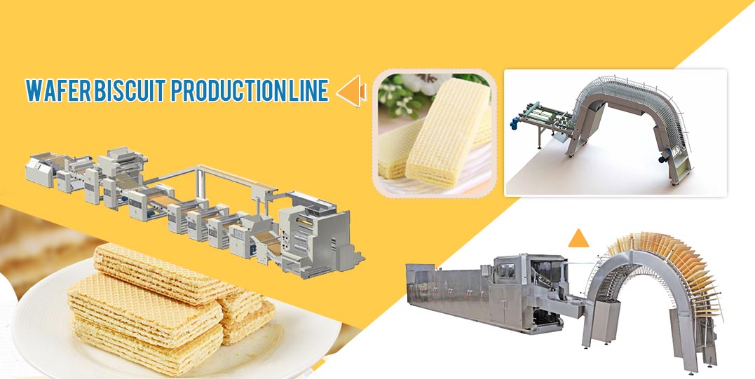 Full Automatic Wafer Biscuit Machine Plant