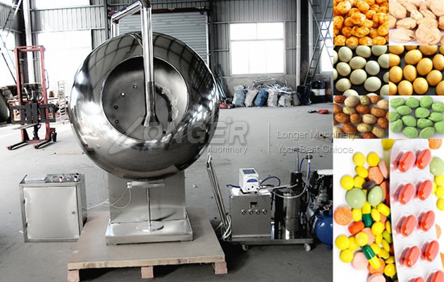 Sugar Coacting Machine|Peanut Sugar Coating Machine|Cocoa Sugar Coating Machine