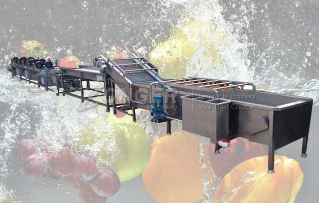 fruit vegetable washing machine |vegetable cleaning line