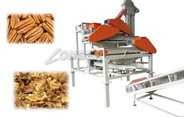 Automatic Pecans cracking and shelling machine for sale