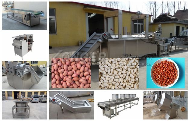 fried peanut production line|peanut frying processing equipment