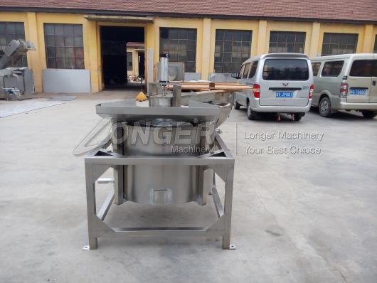 snack food deoiling machine|snack food frying production line