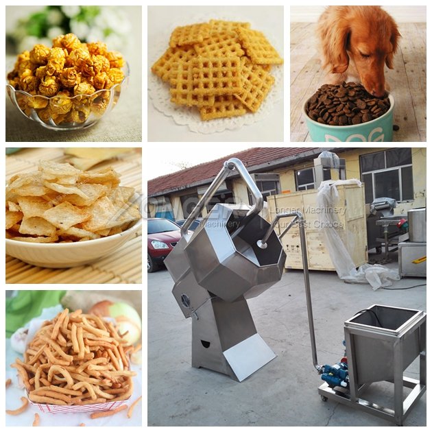 popcorn seasoning machine|pet food flavoring machine