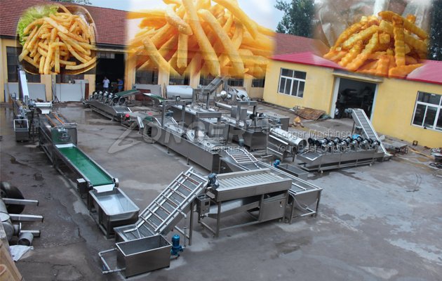 full automatic french fries production line|complete french fries line