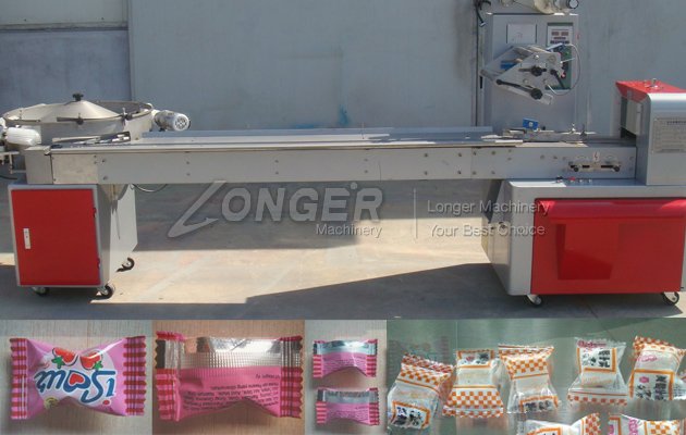 automatic pillow type candy packing machine for sale china