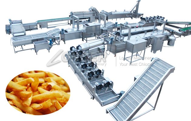Commercial Production Line For French Fries Machine