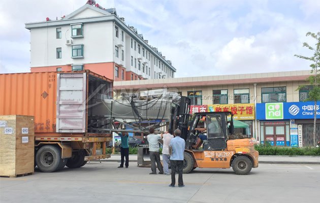 full automatic banana chips production line shipped to chile