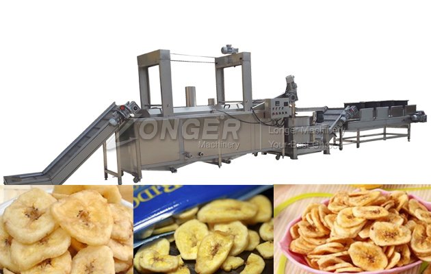 commercial fried banana chips plant